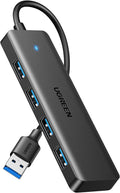 UGREEN USB 3.0 4‑Port Hub 5 Gbps mit 15cm-100cm Kabel