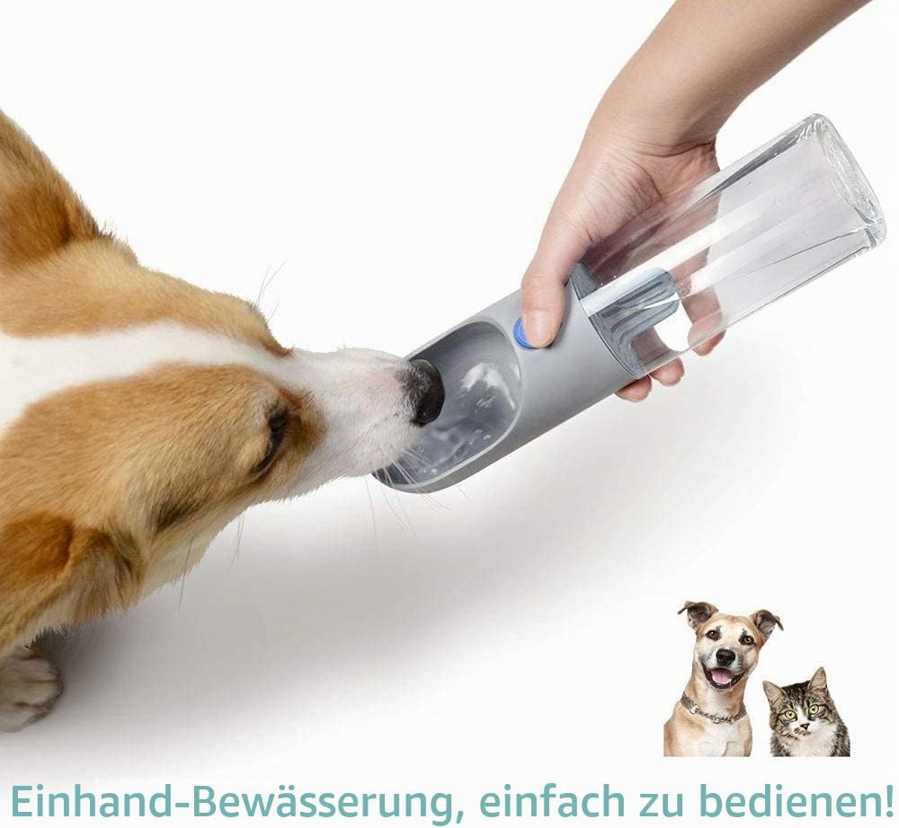 PETKIT Eversweet 400 ml tragbare Trinkflasche fuer Hunde und Haustiere, BPA frei