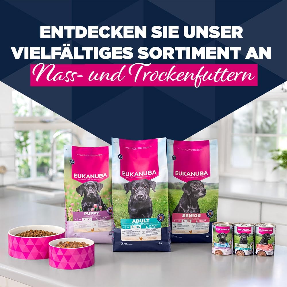 Eukanuba Welpen Nassfutter Lamm & Kartoffel 6x400g () verschiedene Sorten