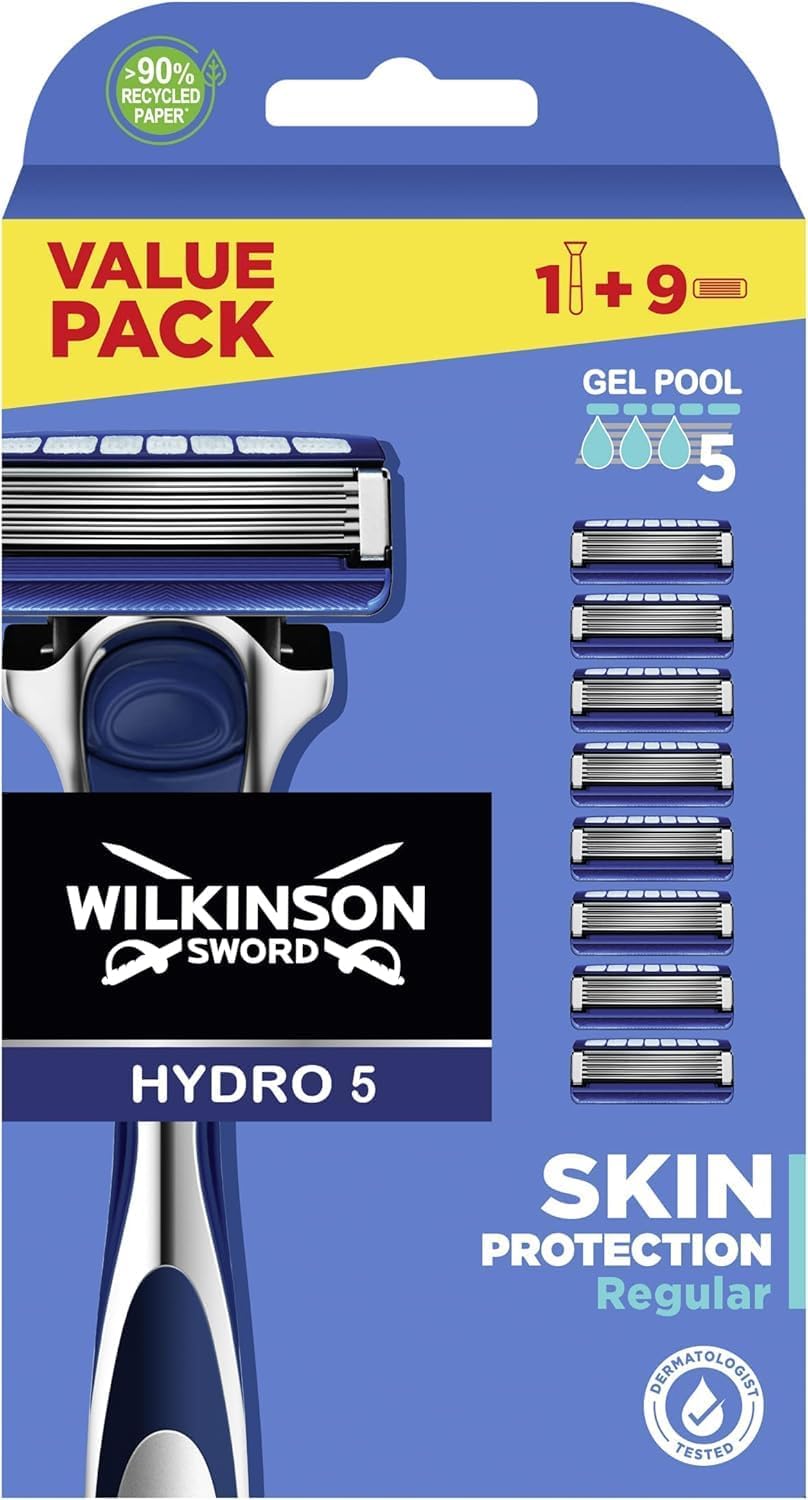Wilkinson Hydro 5 Rasierer Set mit Griff und 13 Klingen