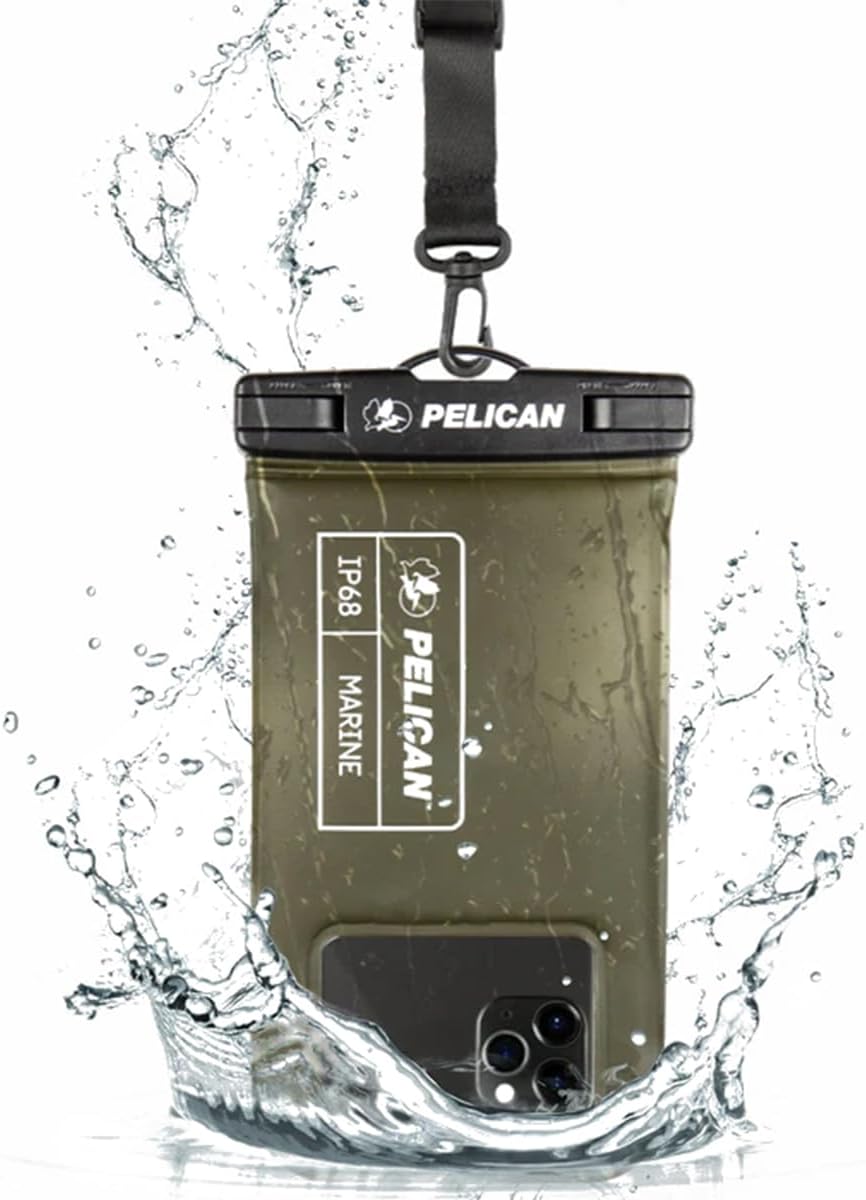 Pelican wasserdichte Handyhuelle IP68 schwimmend fuer iPhone 15/14/13 Pro Max