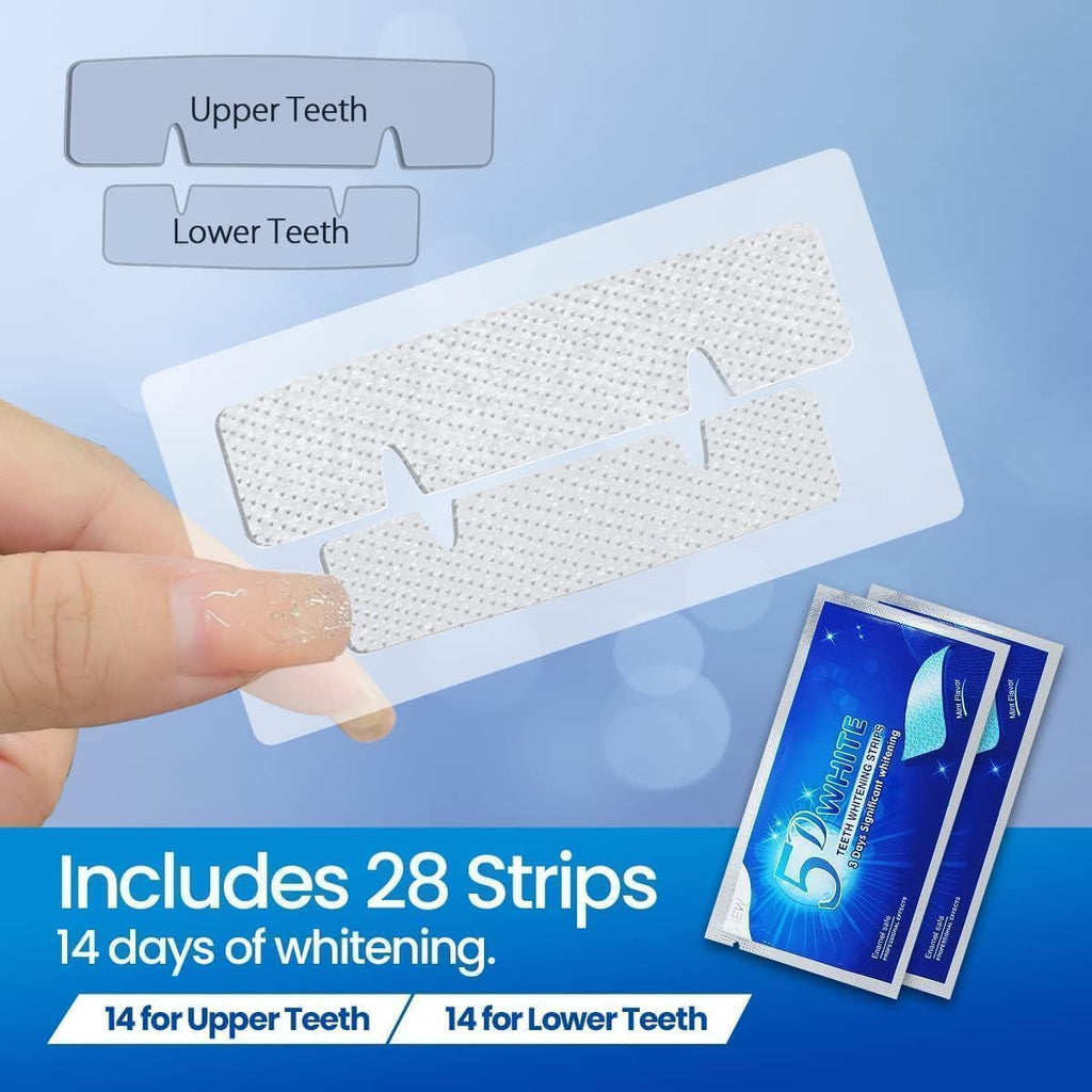 Vinmall Zahnaufhellungsstreifen Whitening Strips Minze 14 Anwendungen