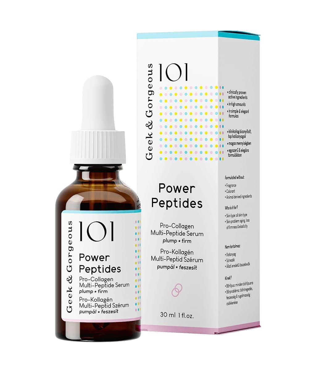 Geek & Gorgeous Power Peptides Serum 30 ml Anti-Aging Multi-Peptid Kollagen