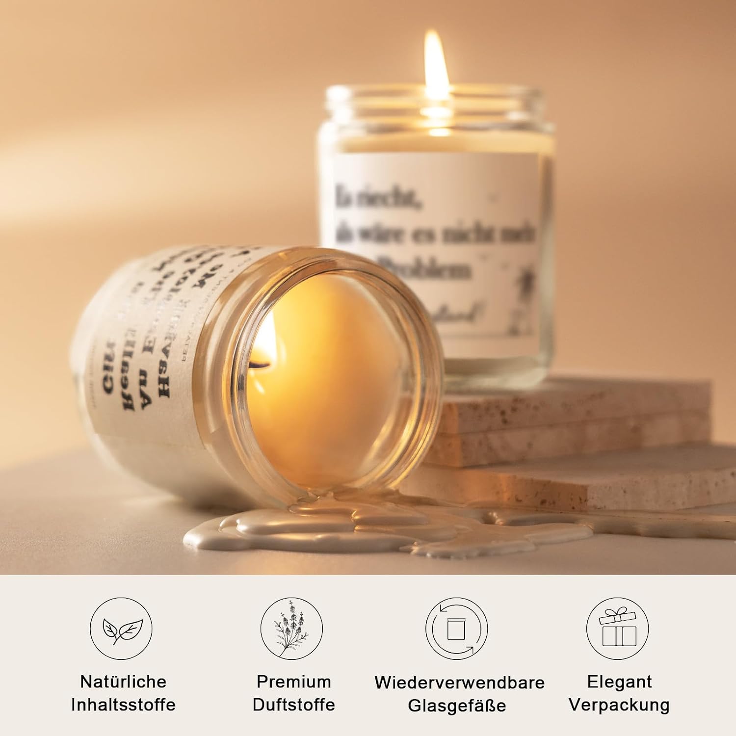 Duftkerze Ich liebe dich Geschenk Valentinstag Paar romantisch