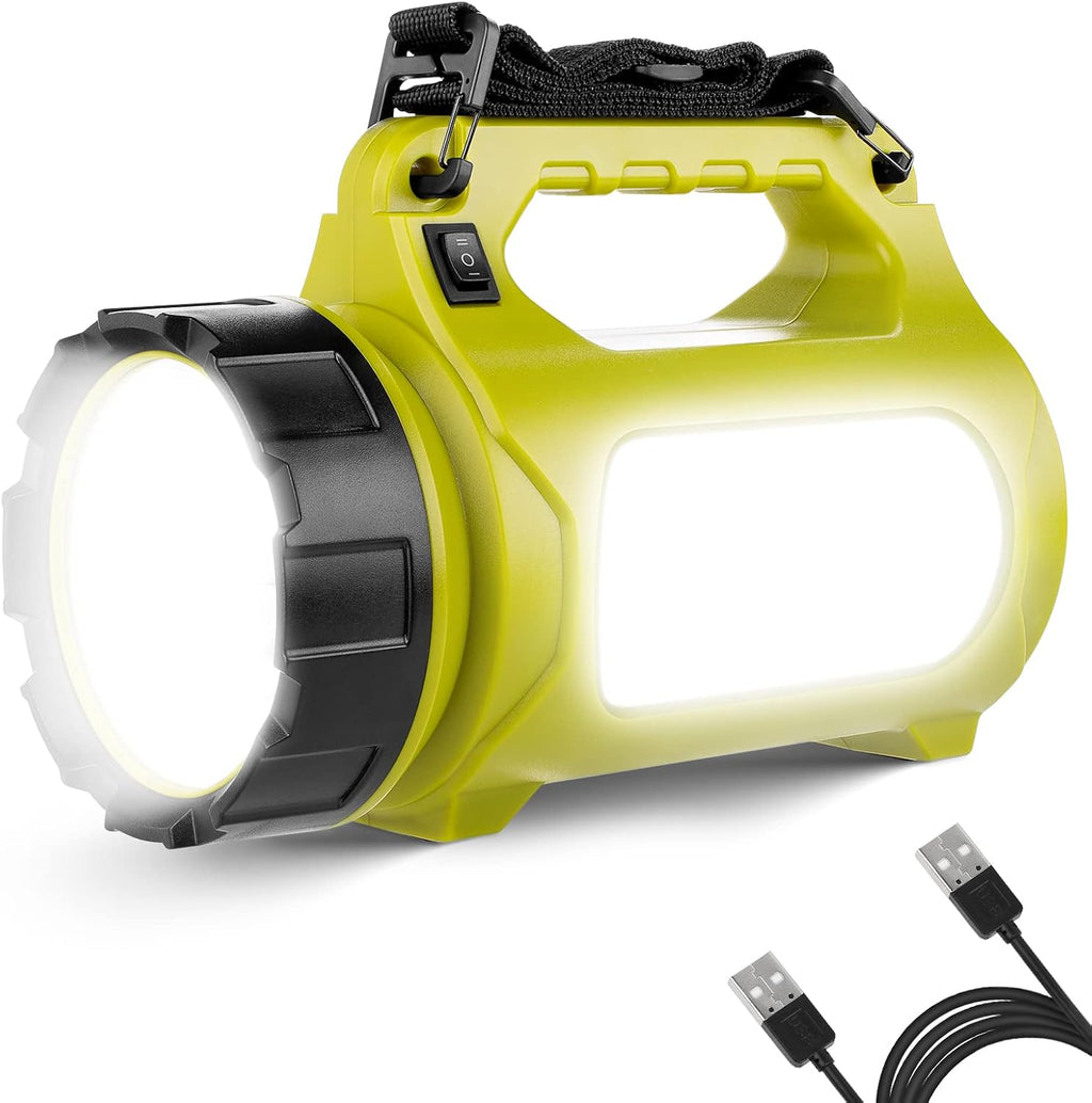 LE LED Handscheinwerfer 1000 Lumen, wiederaufladbar 3600mAh Powerbank, dimmbar