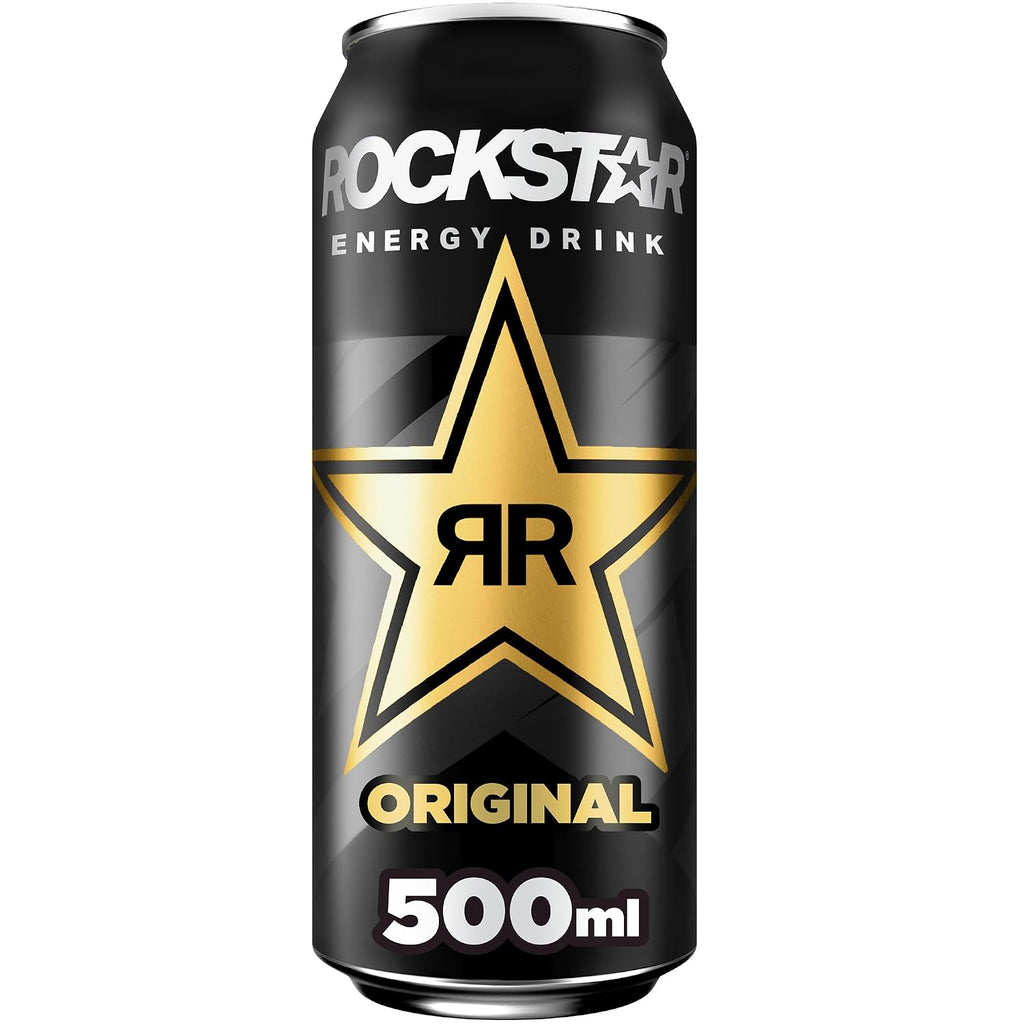 Rockstar Energy Drink Original - Koffeinhaltiges Erfrischungsgetraenk fuer den Ene