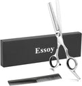 Effilierschere 6,7 Zoll Edelstahl Profi Haarschere fuer Salon und Zuhause