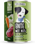 TIERLIEBHABER Hunde Nassfutter Ente mit Gemuese 91% Fleischanteil