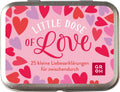 Little Dose of Love Metallbox mit 25 Liebeserklaerungen Geschenk Valentinstag