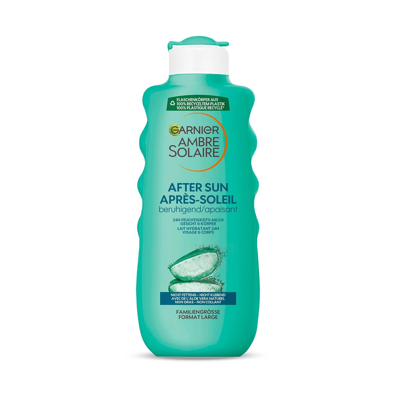 Garnier Ambre Solaire After Sun Feuchtigkeitsmilch 400ml fuer Gesicht & Koerper