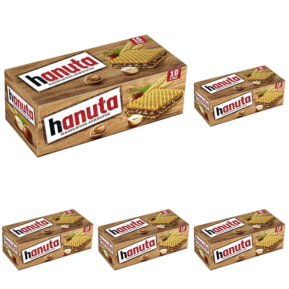 Hanuta Haselnuss Waffelschnitten 10 Stueck