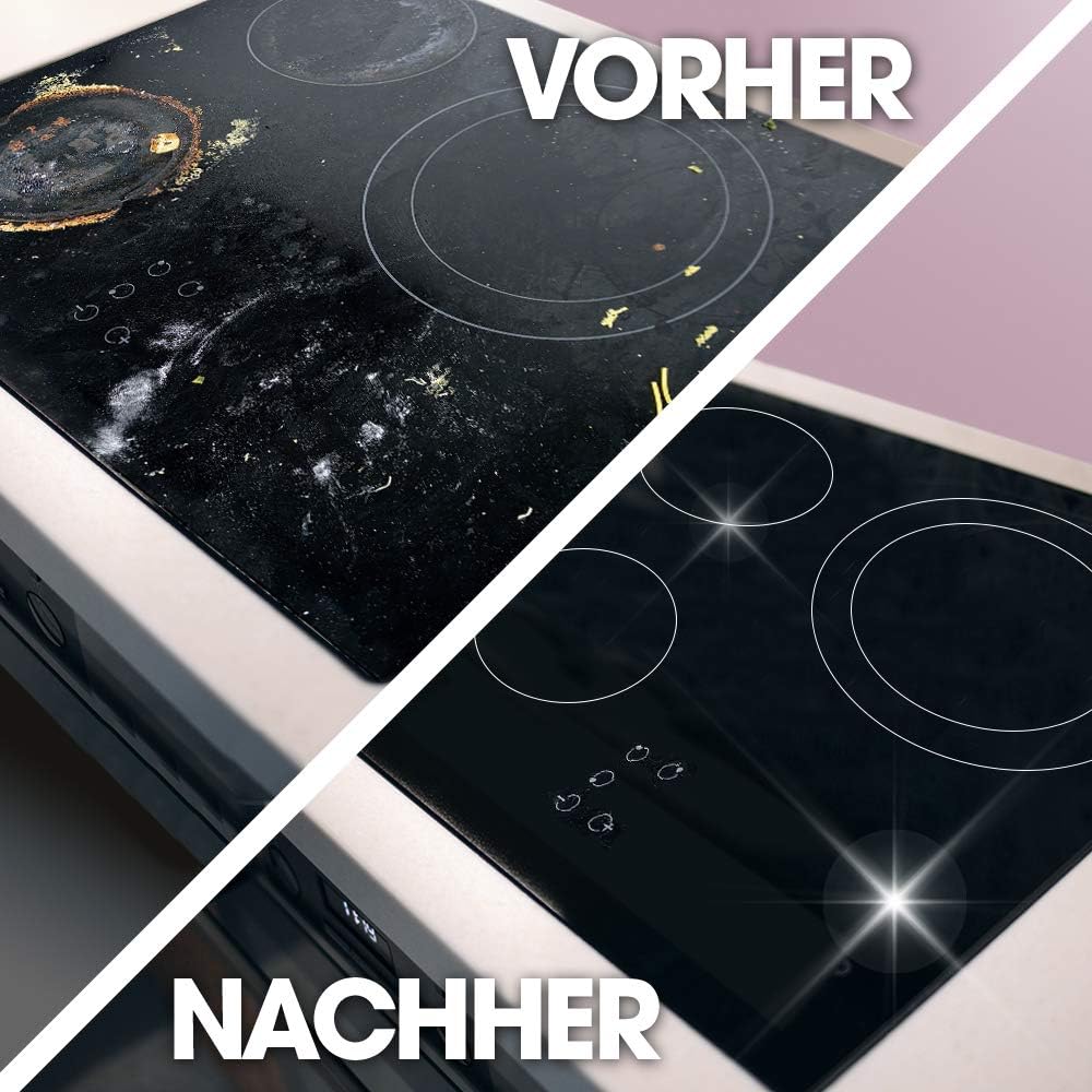 Ceraclen Kochfeldreiniger 200 ml fuer Glaskeramik Induktion Edelstahl