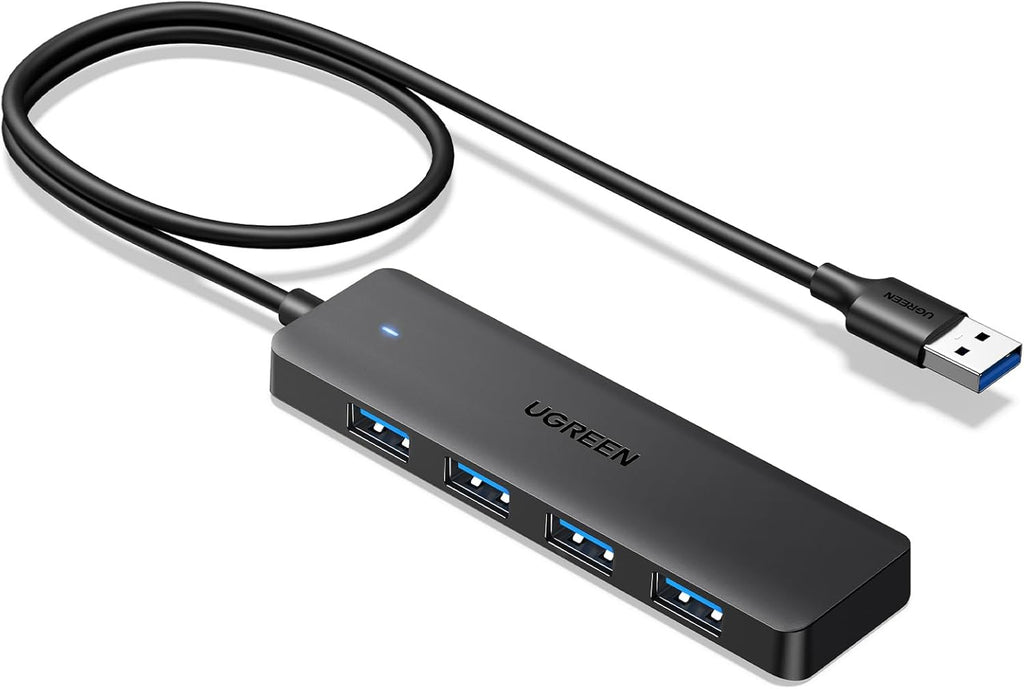 UGREEN USB 3.0 4‑Port Hub 5 Gbps mit 15cm-100cm Kabel