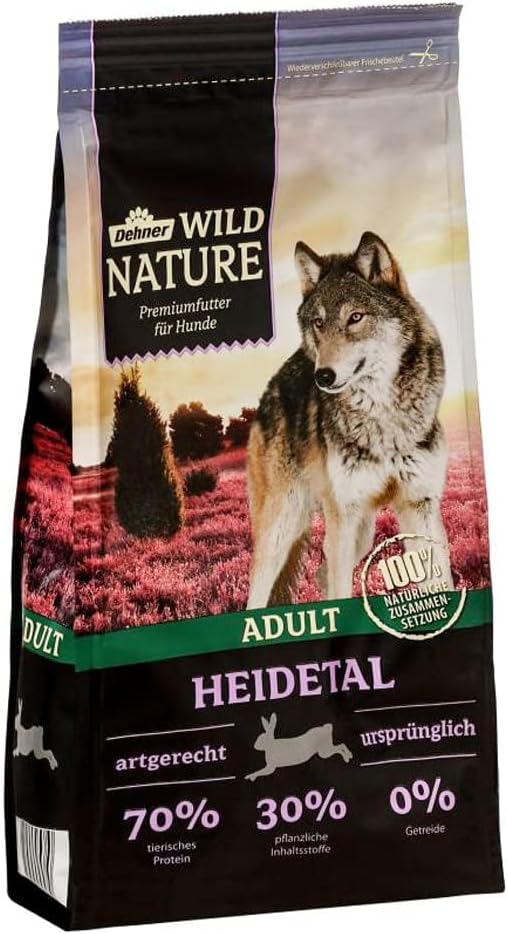 Dehner Wild Nature Hundefutter Ente getreidefrei zuckerfrei fuer Hunde