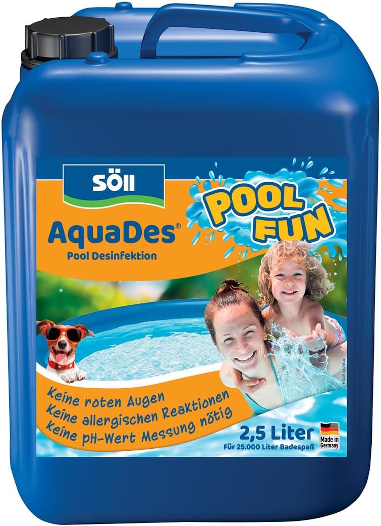 Soell AquaDes Desinfektion fuer Pool Wasserpflege gegen Bakterien