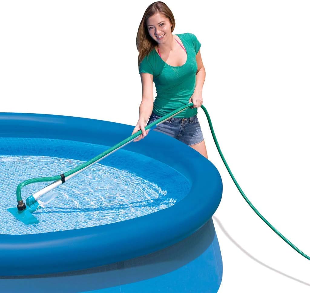 Intex Pool-Reinigungsset 3-tlg Vakuumsauger mit 2,39 m Alu-Teleskopstange