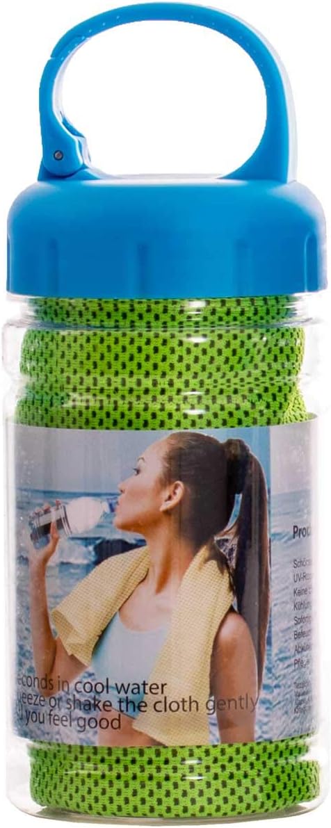 Muxel Cool Down Towel Kuehltuch Sporttuch 3er Set in Flasche