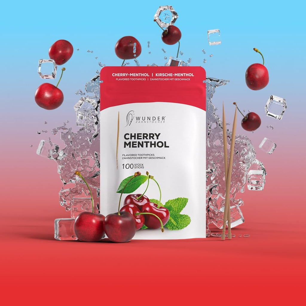Wunder Zahnstocher Refill 100er - Kirsch Menthol - verschiedene Sorten