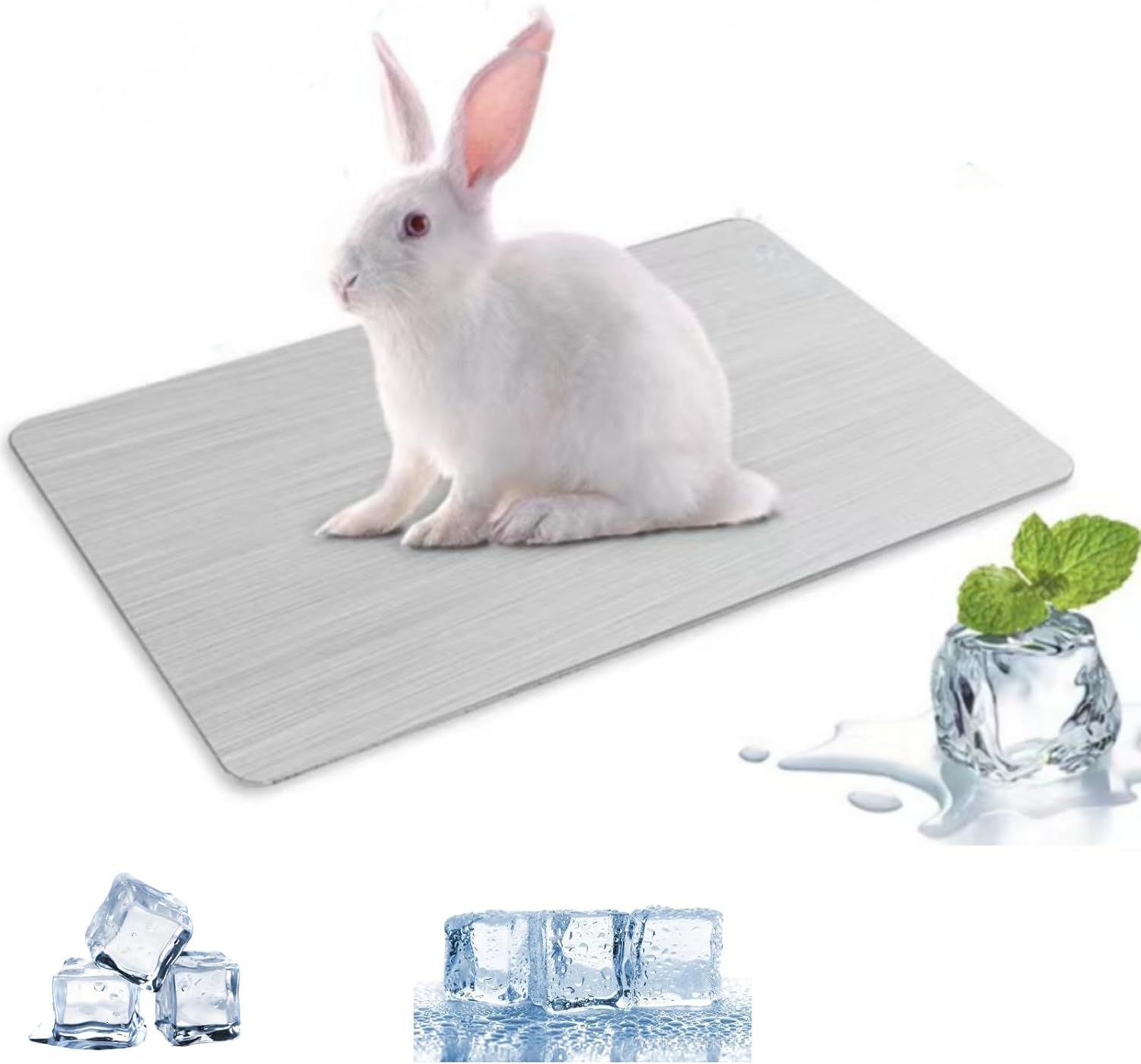Kuehlplatte Hund Katze 50×30 cm Aluminium Kuehlpad 12cm-30cm physikalisch