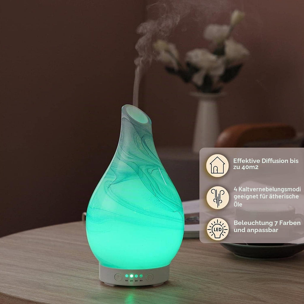 Zen Arôme Yangtse Ultraschall Duftdiffusor Aroma Diffuser mit LED