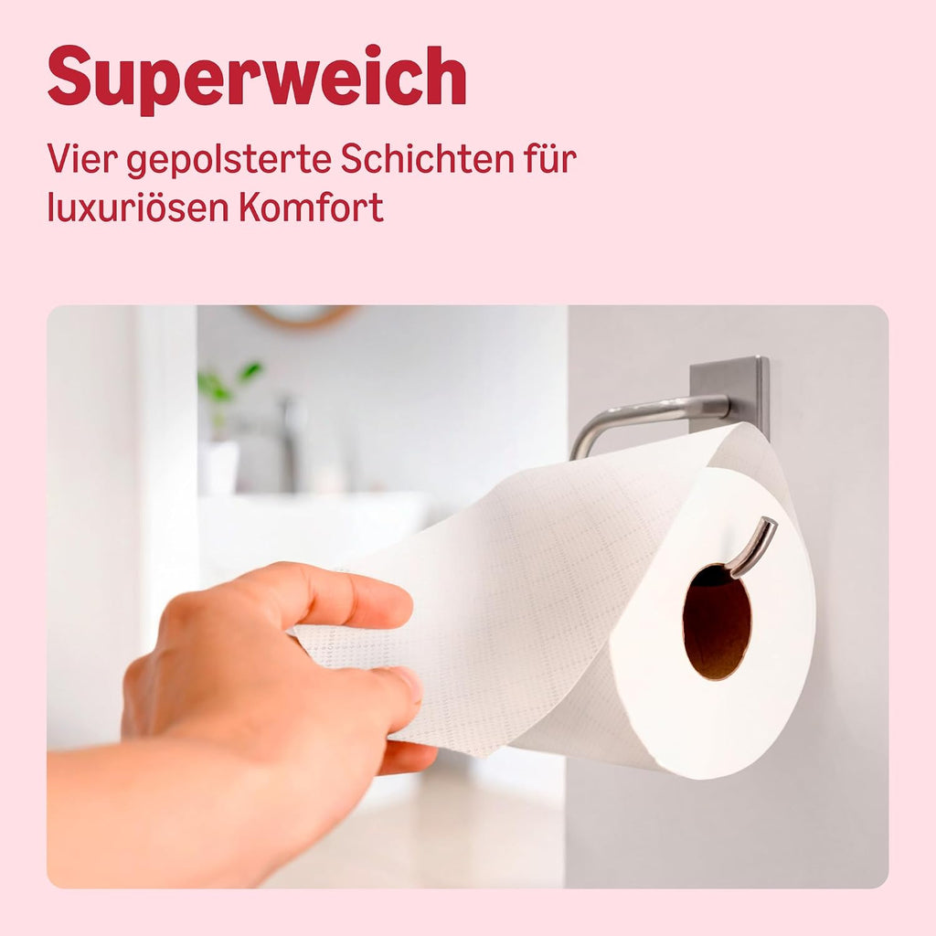 Toilettenpapier 4-lagig 12 Rollen weich Haushaltspapier