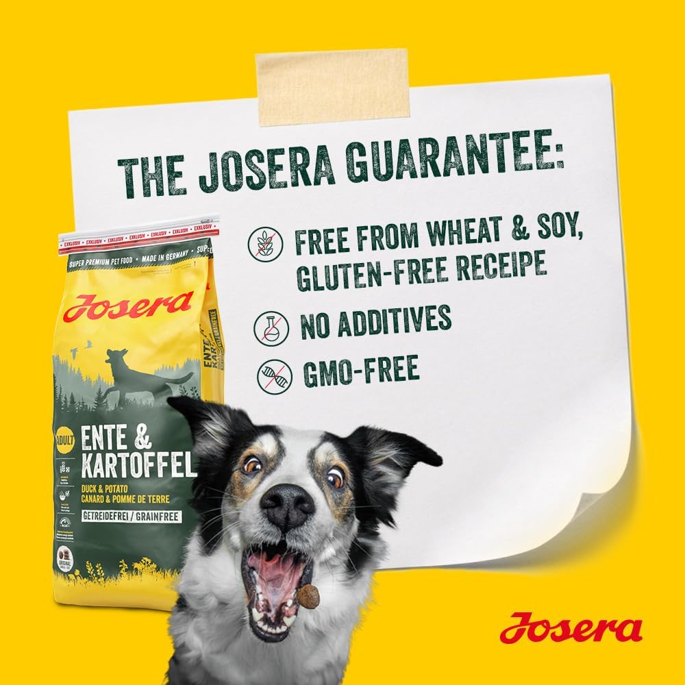 Josera Ente und Kartoffel Hundefutter 12,5kg getreidefreies Trockenfutter