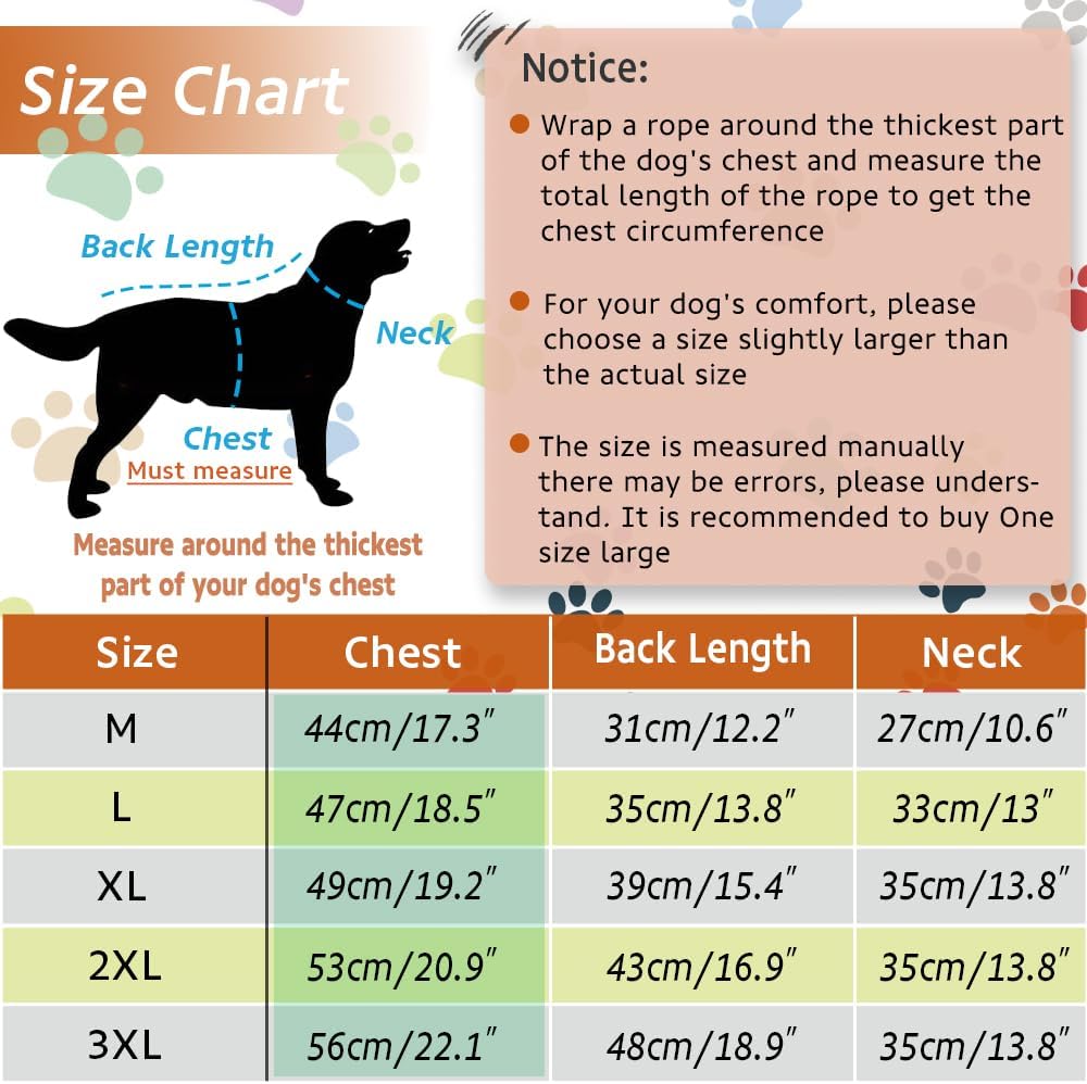 3er Hunde-Shirt Set Baumwolle aermellos Sommer T-Shirt Orange Gelb Hellblau L