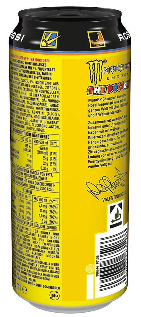 Monster Energy The Doctor Zitrone 12 x Dose Energydrink