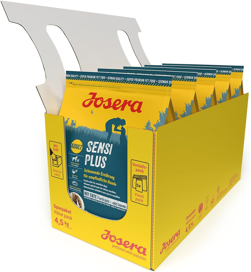 Josera SensiPlus Ente & Reis Trockenfutter fuer empfindliche Hunde