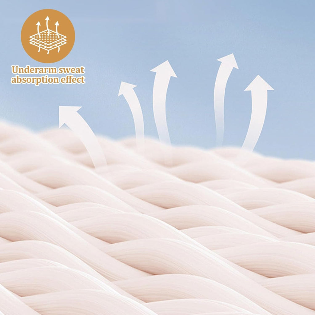 2er Pack Achselpads Damen wiederverwendbar aus Bio-Baumwolle, saugfaehig