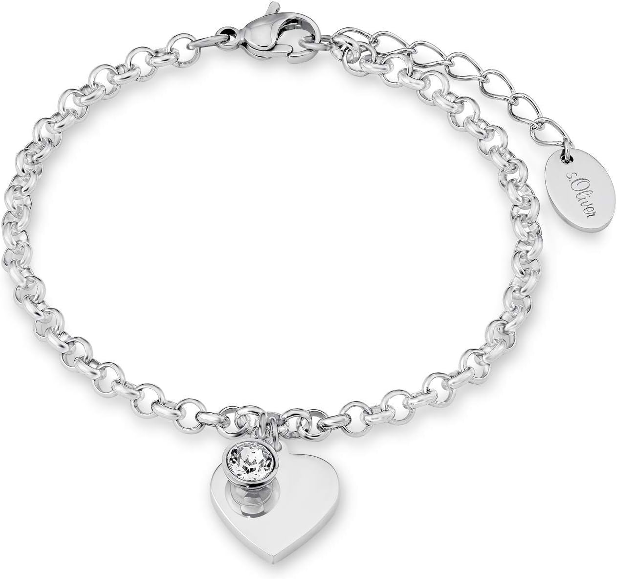 925 Sterling Silber Armband Damen Herz Armschmuck mit Geschenkbox