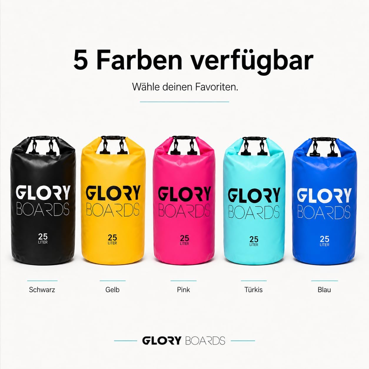 Glory Boards Dry Bag Rucksack wasserdicht Schultergurt Schwimmen Kajak