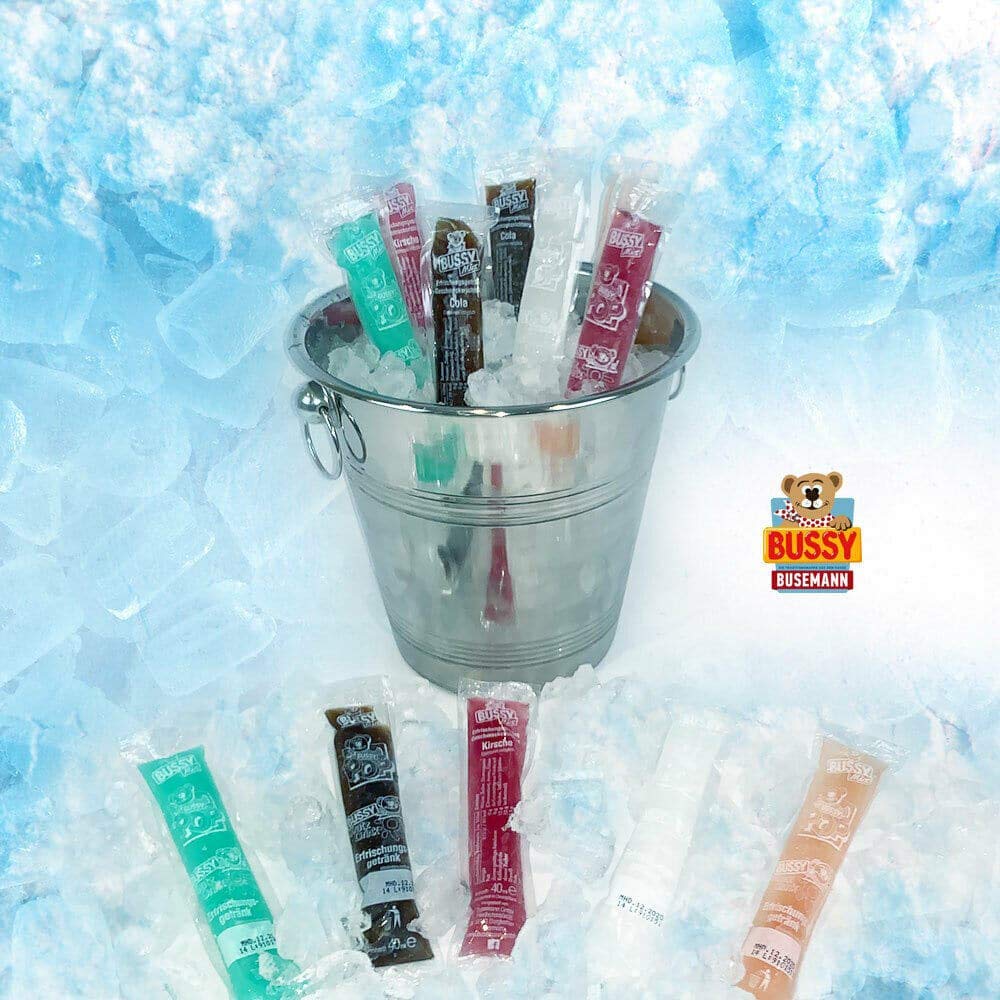 BUSSY Schleck Drinks Mix 200×40ml - Fruechtemix Wassereis - Akt. MHD