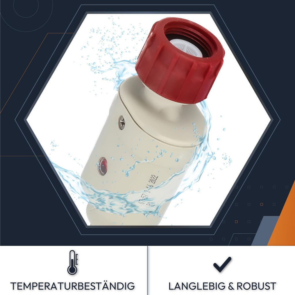 Kenekos Aquastop Zulaufschlauch 3/4" 1,5 m mit Sicherheitsventil Schmutzsieb
