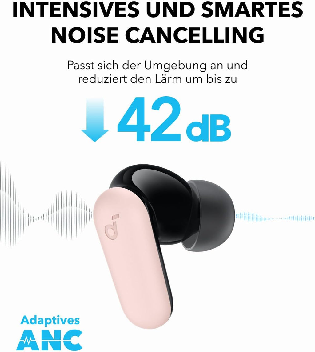 Anker Soundcore P30i In-Ear Bluetooth Kopfhoerer Noise Cancelling 45 Std Akkulauf