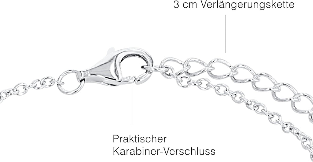 925 Sterling Silber Armband Damen Herz Armschmuck mit Geschenkbox