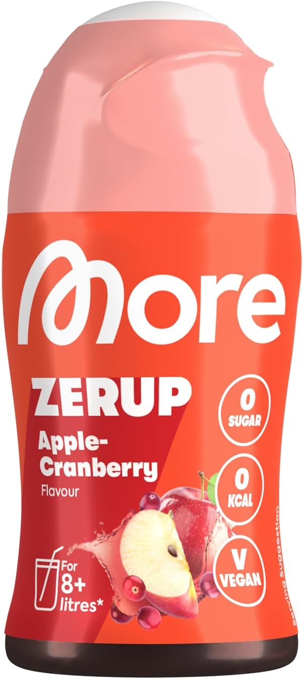 MORE Zerup Peach Iced Tea Sirup, zuckerfrei, vegan, verschiedene Sorten