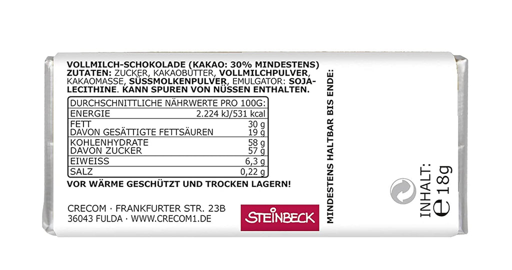 STEINBECK Mini Schokolade 5er Geschenkset Dankeschoen Motiv Katze