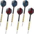 Steeldarts Dartpfeile Metallspitze 6 Stueck Set fuer Anfaenger Hobby