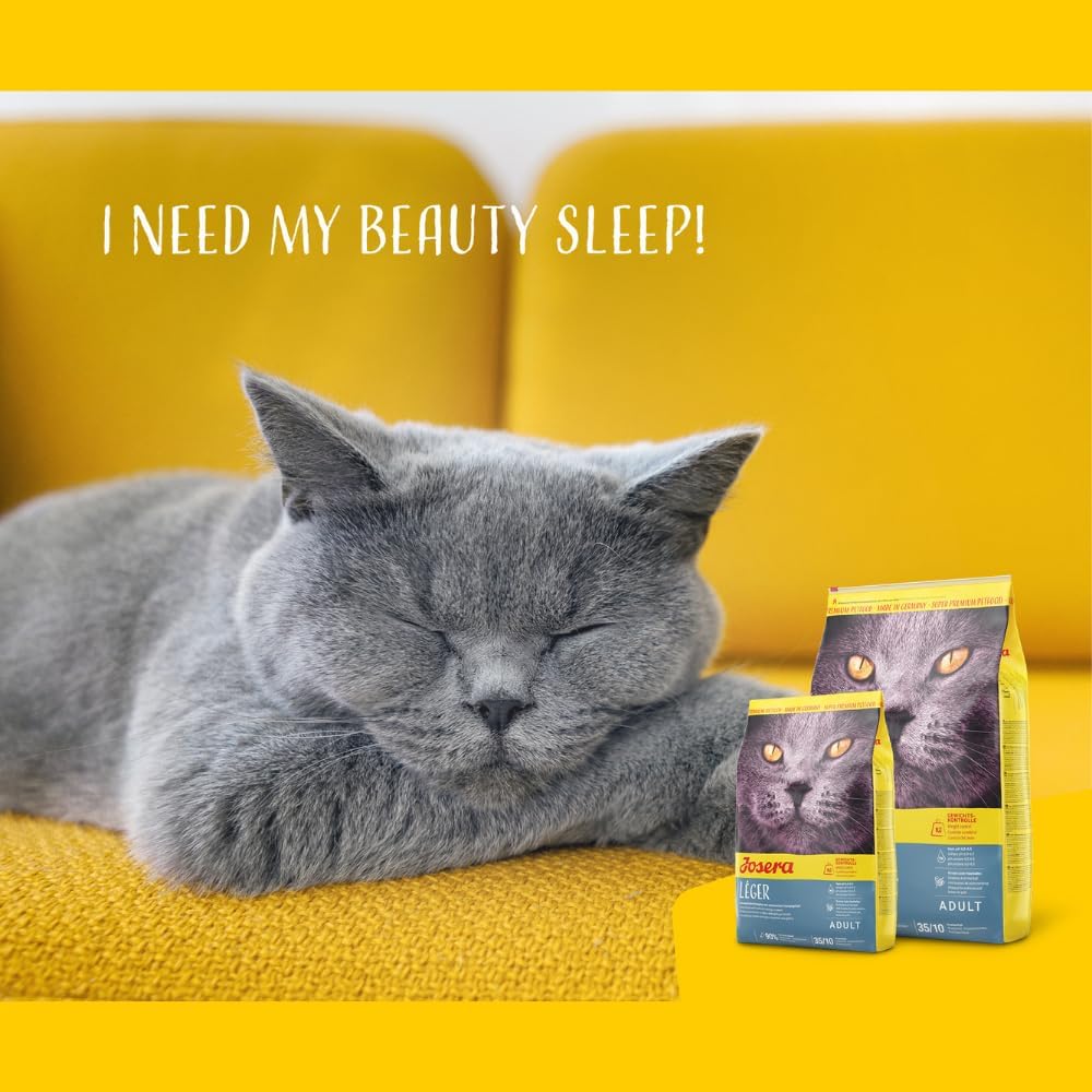 JOSERA Leger Katzenfutter Gefluegel fettarm proteinreich weizenfrei