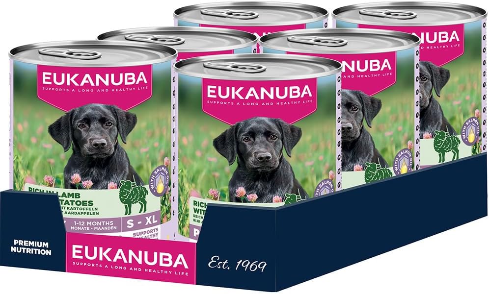 Eukanuba Welpen Nassfutter Lamm & Kartoffel 6x400g () verschiedene Sorten