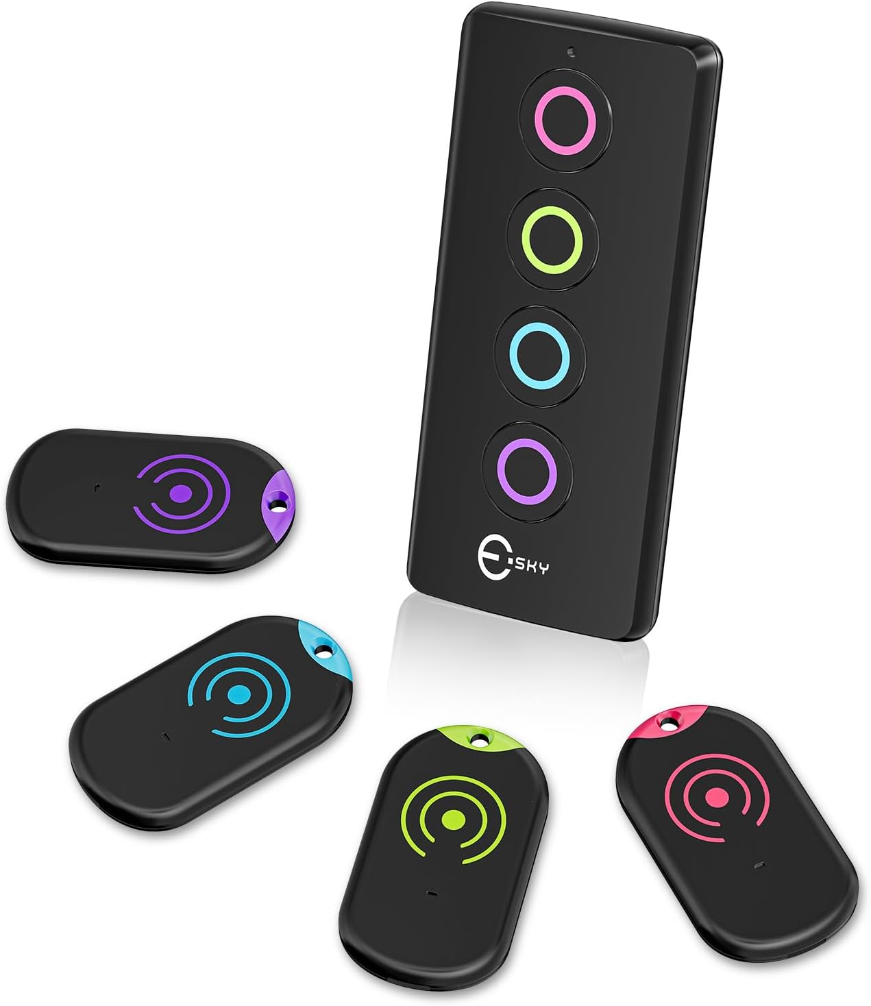 Ultra Slim Schluesselfinder 80 dB 2 Empfaenger Key Finder fuer Schluessel