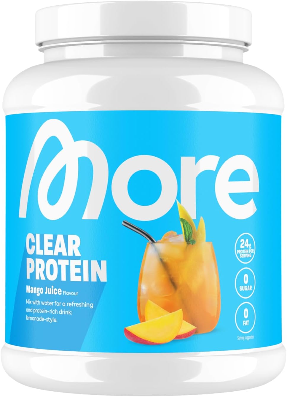 MORE Clear Protein Pfirsich Eistee Protein Drink Whey Isolat versch. Sorte