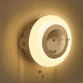 Nachtlicht Steckdose mit Daemmerungssensor dimmbar warmweiss fuer Flur Schlafzimmer