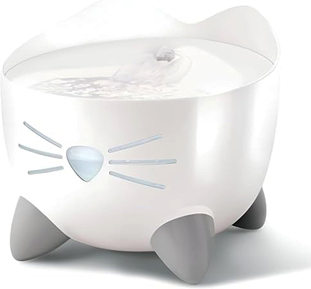 Catit Pixi Trinkbrunnen fuer Katze 1 Stueck Weiss Trinkbrunnen 1er Pack