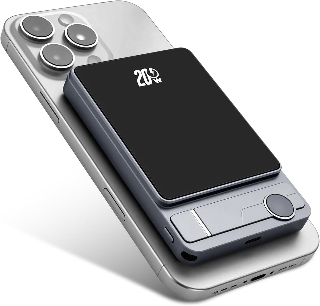 Powerbank 10000 mAh Slim magnetisch Qi2 kabellos Ladegeraet