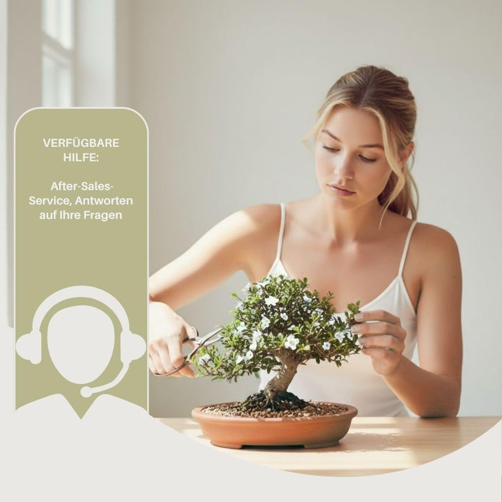 Bonsai Anzuchtset mit Samen fuer 10 Baeume - Komplettes Starter Kit