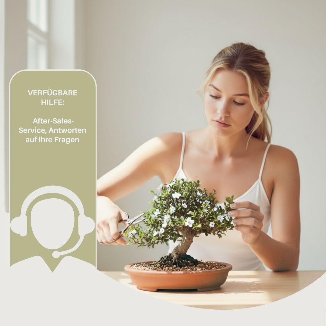 Bonsai Anzuchtset mit Samen fuer 10 Baeume - Komplettes Starter Kit