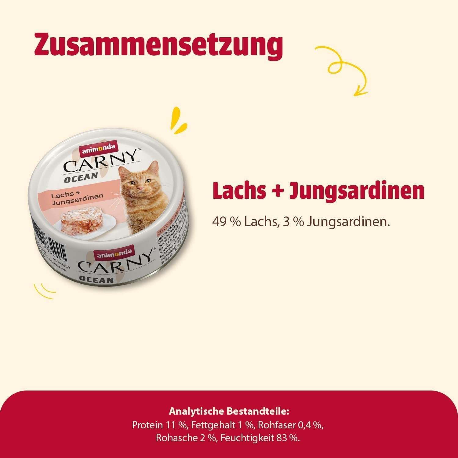 animonda Carny Adult Ocean Katzen Nassfutter 12x80g Meeresvielfalt