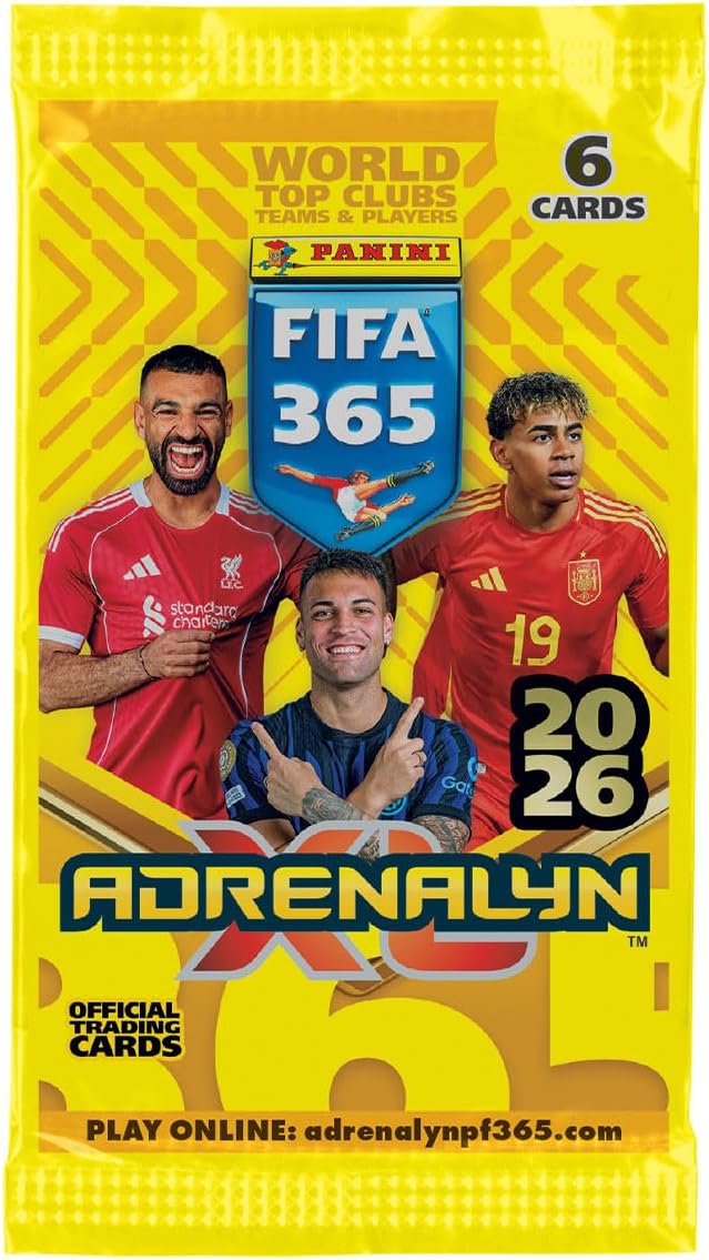 Panini FIFA 365 Adrenalyn XL 2026 Trading Cards Box mit 24 Packs
